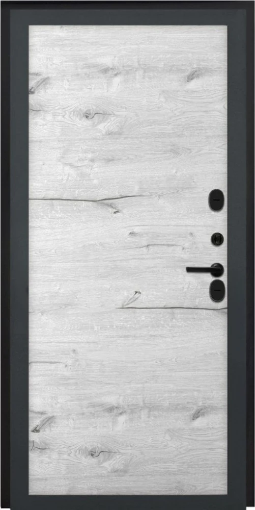 Входная дверь ДвериПРО L-45 Без фрезеровки Дуб арктик горизонт DPRO204738 внутренняя сторона