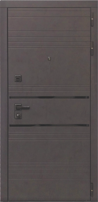 Фото Входная дверь L-43 СБ-1 (ст. белое, 16мм, беленый дуб)